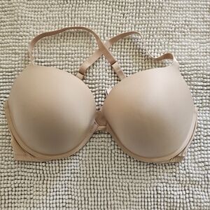 Victoria's Secret Push-up Bra Underwire Convertable Straps Nude Size 38DD